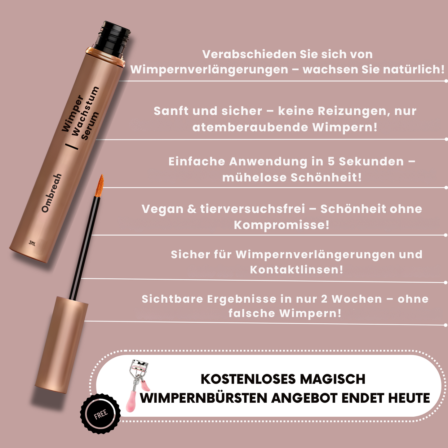 Ombreah™ Wimpernwachstum Serum